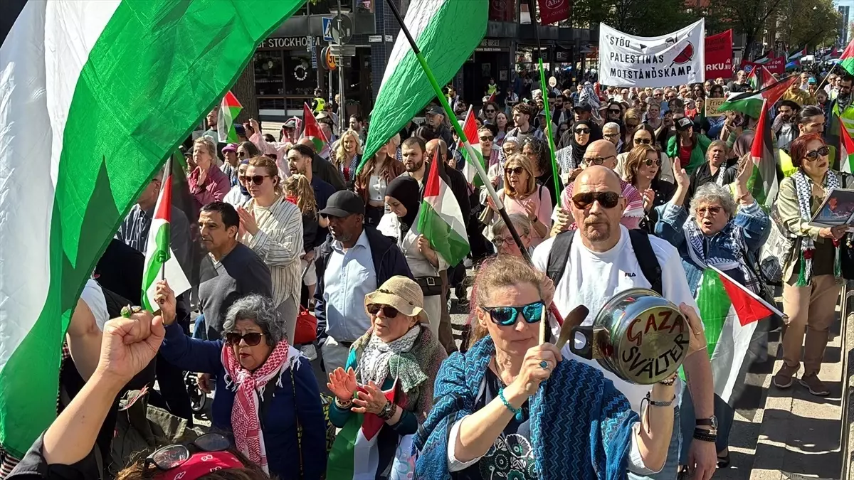 'Mavi Marmara' saldırısında hayatını kaybedenler Stockholm'de anıldı