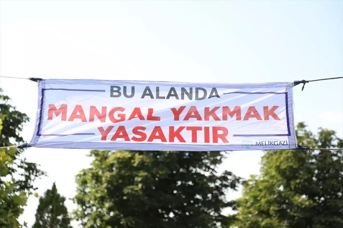 Melikgazi'de Mangal ve Semaver Yakılması Yasaklandı