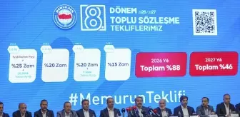 Memur-Sen'den 2026 için büyük zam talebi