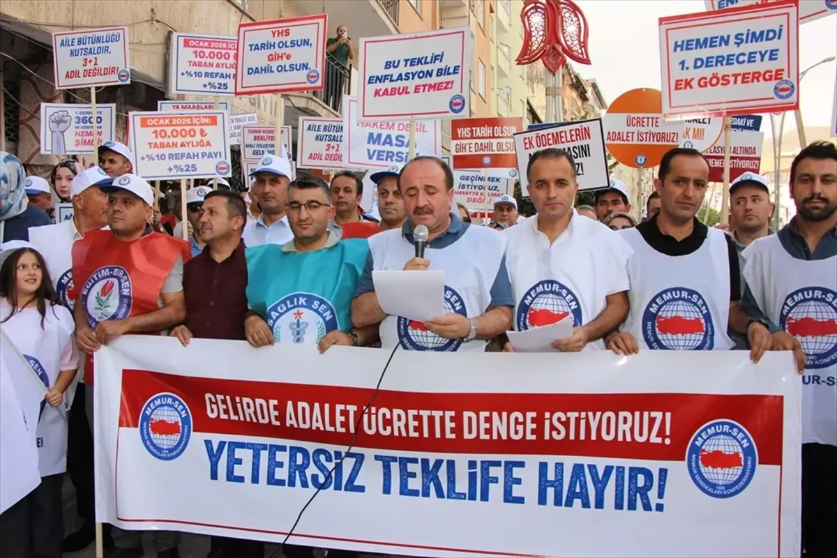 Memur-Sen Hakkari Şubesi, Kamu Zam Teklifini Yetersiz Buldu