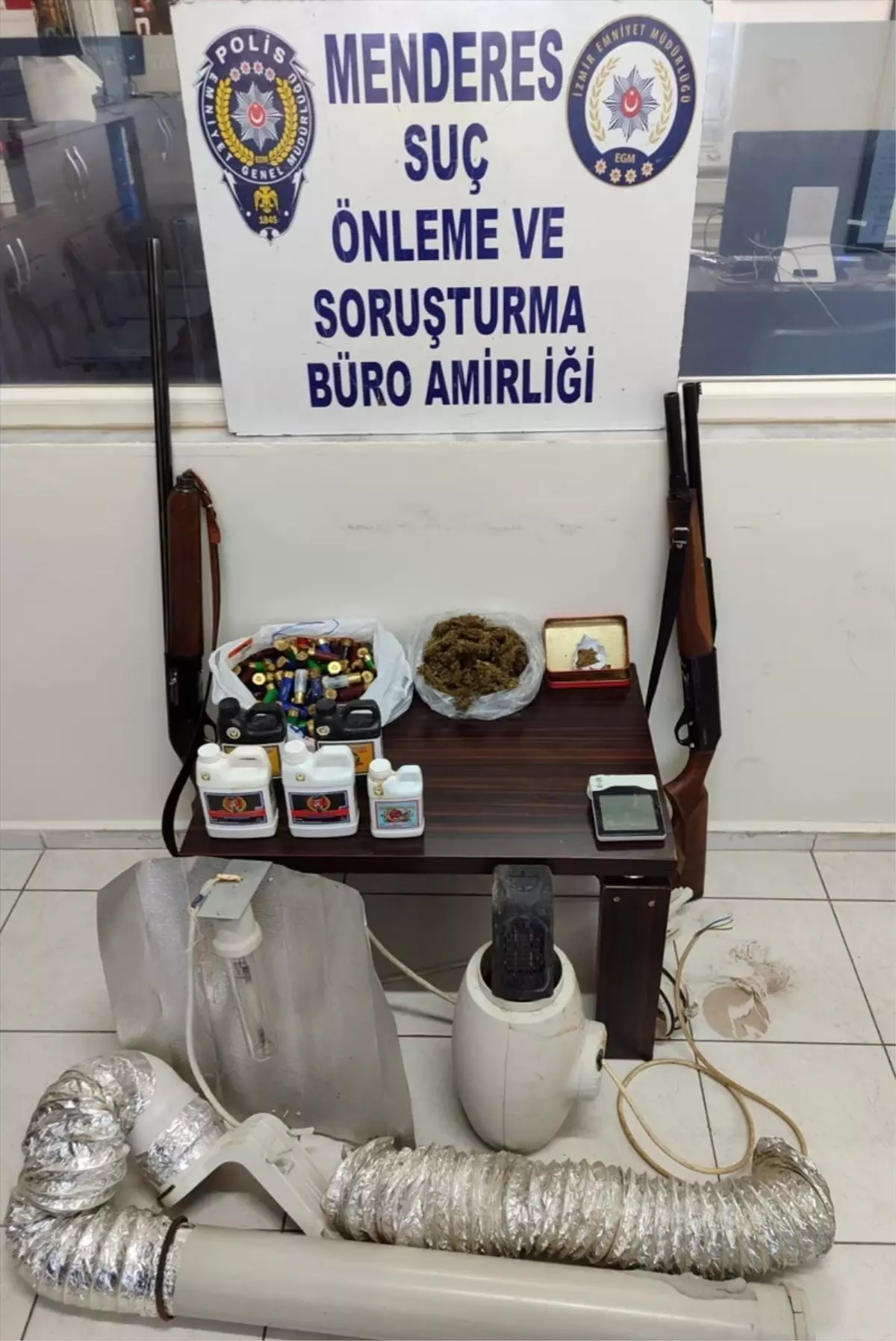 Menderes'te Kenevir Yetiştiren Şüpheli Yakalandı