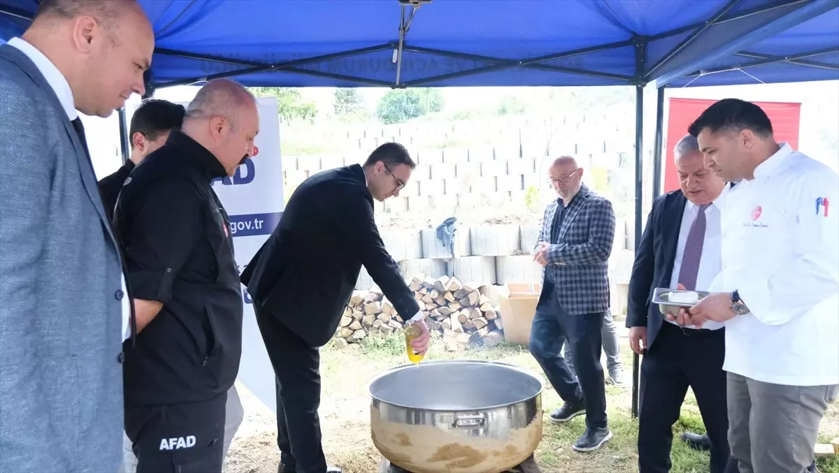 Bolu'da Afetlerde Gıda Yönetimi İçin 'Sahra Mutfak Tatbikatı' Düzenlendi