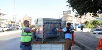 Mersin'de 276 Yeni Çöp Konteyneri Yerleştirilmeye Başlandı