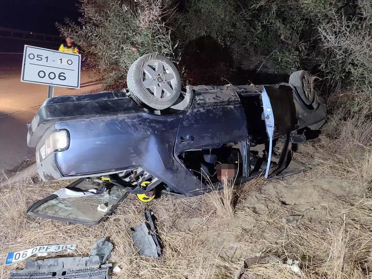 Tarsus'ta trafik kazası: 1 ölü, 3 yaralı