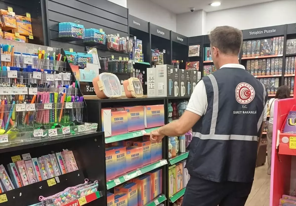 Mersin'de Okul Alışverişlerine Haksız Fiyat Denetimi