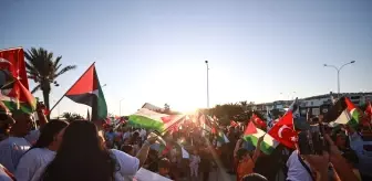 Mersin'de Küresel Sumud Filosu'na Destek Etkinliği