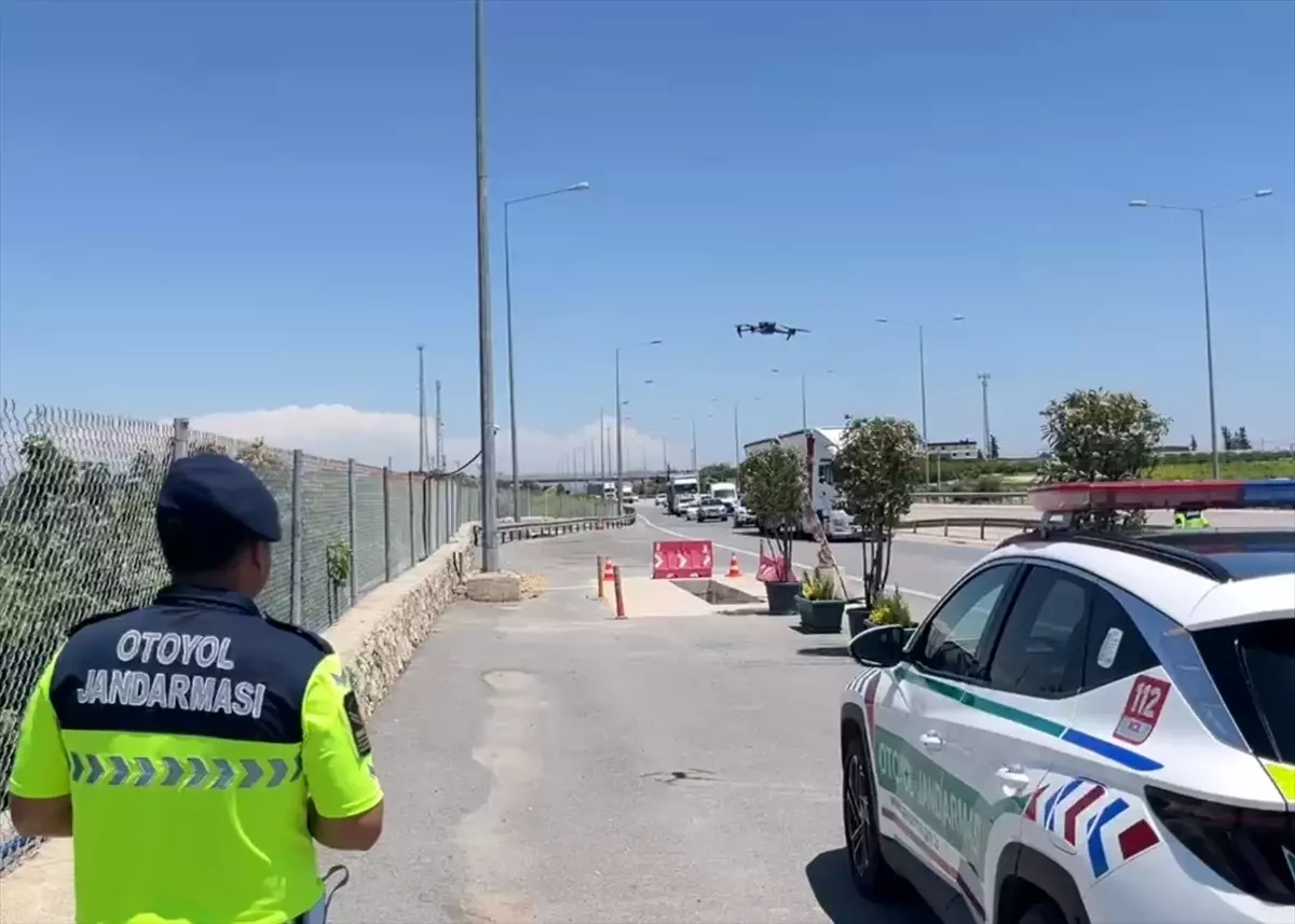 Mersin'de Dron Destekli Trafik Denetimi: 15 Sürücüye Ceza!