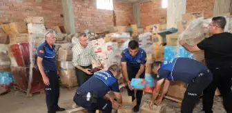 Mersin'de Son Kullanma Tarihi Geçmiş 3,500 Koli Şekerleme İmha Edildi