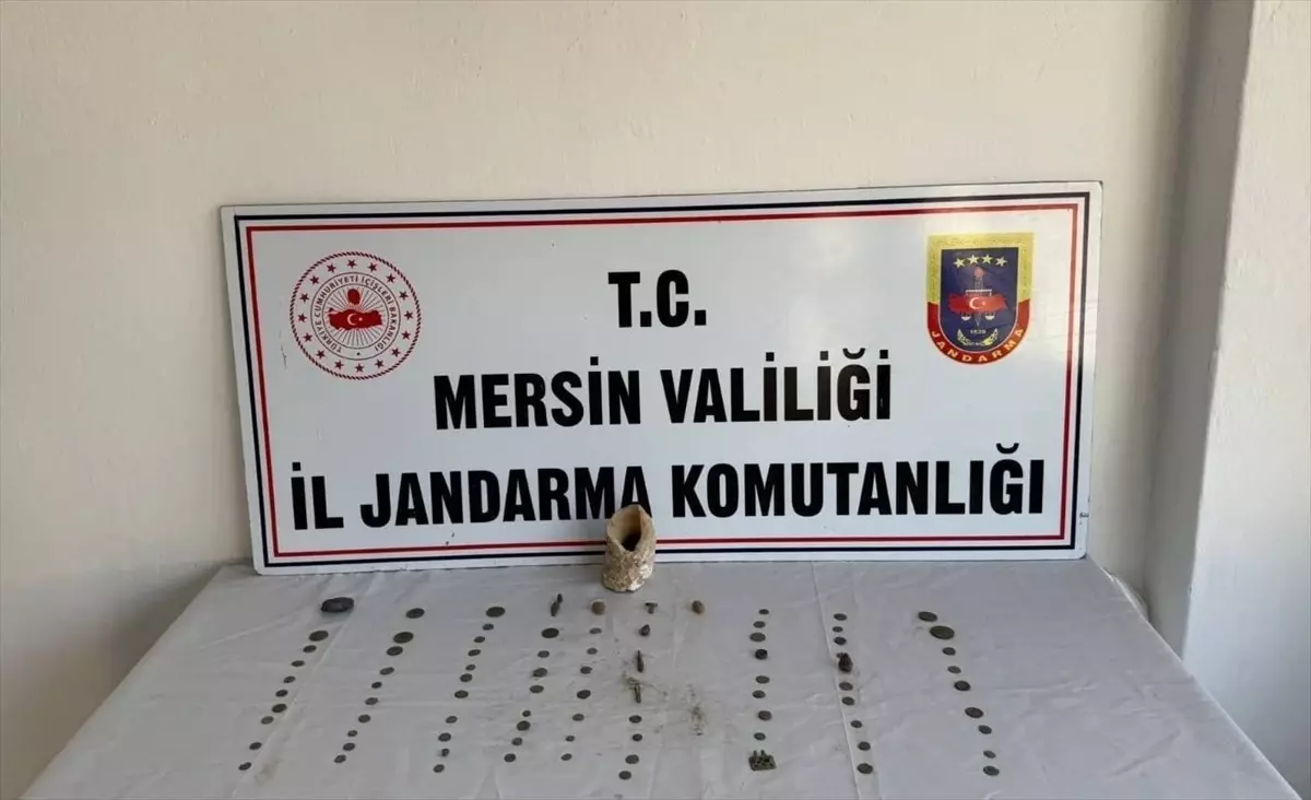 Mersin'de Tarihi Eser Operasyonu: Osmanlı Dönemine Ait Sikkeler Ele Geçirildi