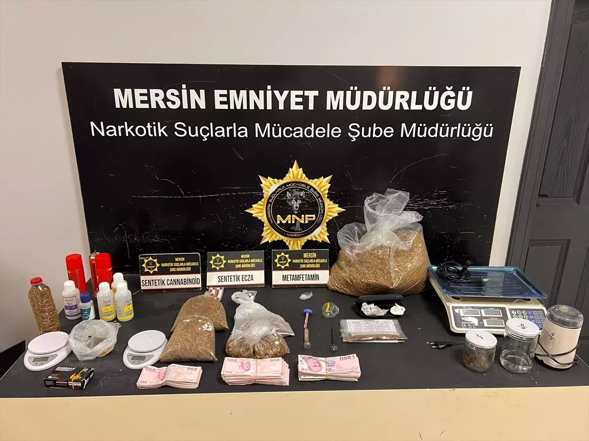 Mersin'de Uyuşturucu Operasyonu: 9 Gözaltı