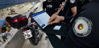 Mersin'de Sahil Yollarında Motosiklet Denetimi: 626 Sürücüye Cezalı İşlem
