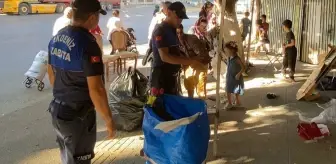 Mersin'de İzinsiz Kurulan Pazar Kaldırıldı
