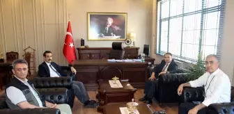 Mersin Orman Bölge Müdürü Rifat Ataş'tan Anamur Kaymakamı Duru'ya Ziyaret