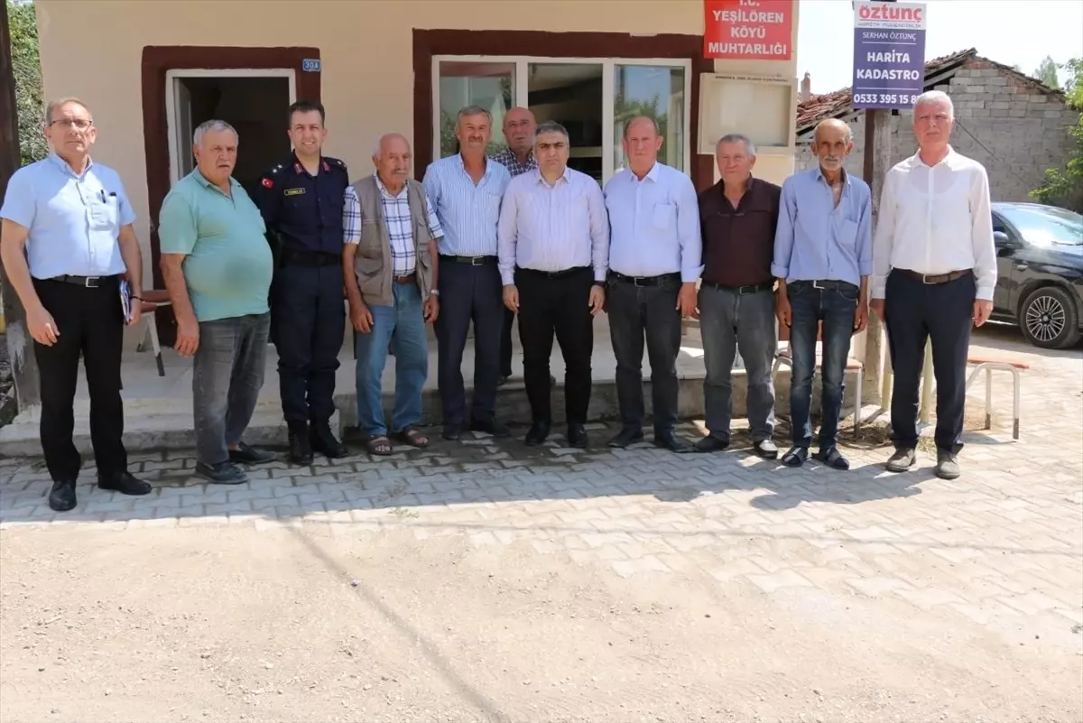 Kaymakam Ahmet Karaaslan Köy Ziyaretlerine Devam Ediyor