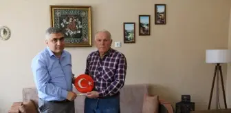 Merzifon Kaymakamı Karaaslan, şehit ailesi ve gaziyi ziyaret etti
