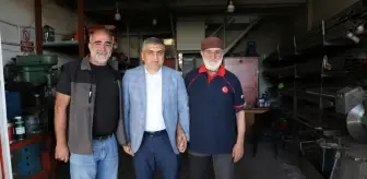 Merzifon Kaymakamı Karaaslan, şehit ailesi ve gazi ile esnafı ziyaret etti