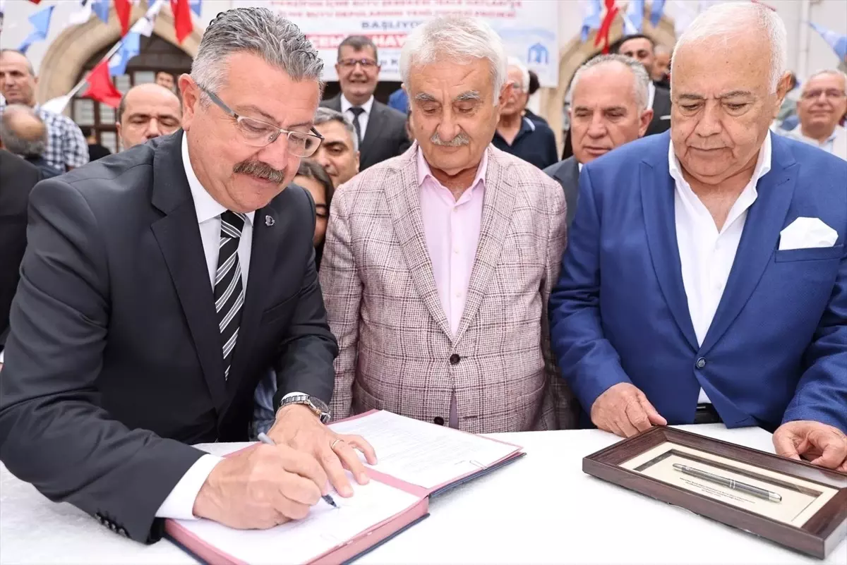 Merzifon'un Su Projesi İçin Sözleşme İmzalandı