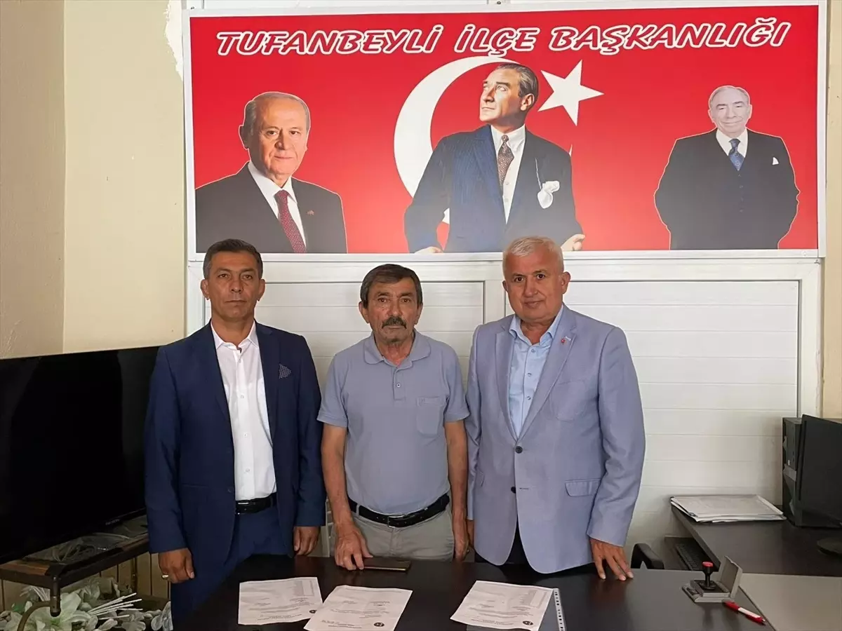 MHP Tufanbeyli İlçe Teşkilatı'nın Yeni Yönetimi Göreve Başladı