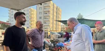 Başkan Şahin, Semt Pazarında Esnaf ve Vatandaşlarla Buluştu