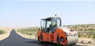 Mardin'de Kırsal Mahallelerde Asfalt Çalışmaları Devam Ediyor