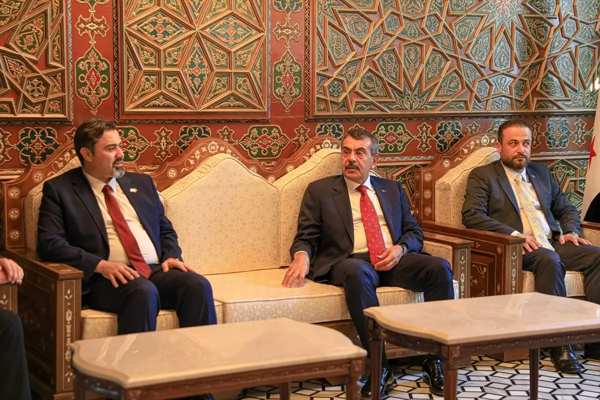 Milli Eğitim Bakanı Yusuf Tekin, Suriye'de Eğitim İşbirliğini Görüştü