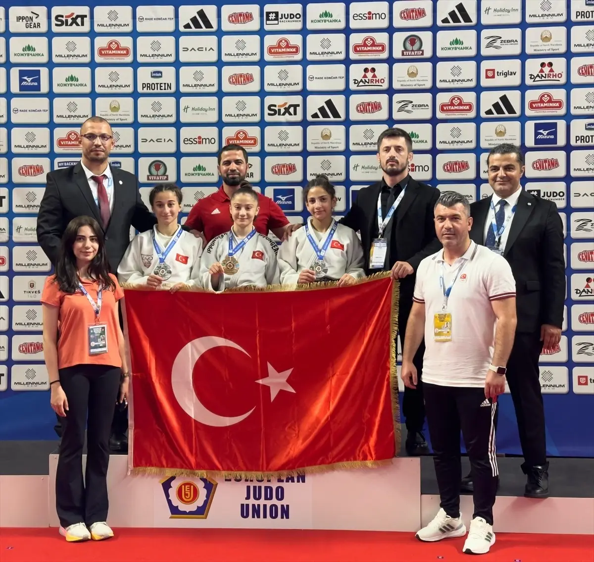 Türkiye, Avrupa Ümitler Judo Şampiyonası'nda 1 Altın 2 Gümüş Madalya Kazandı