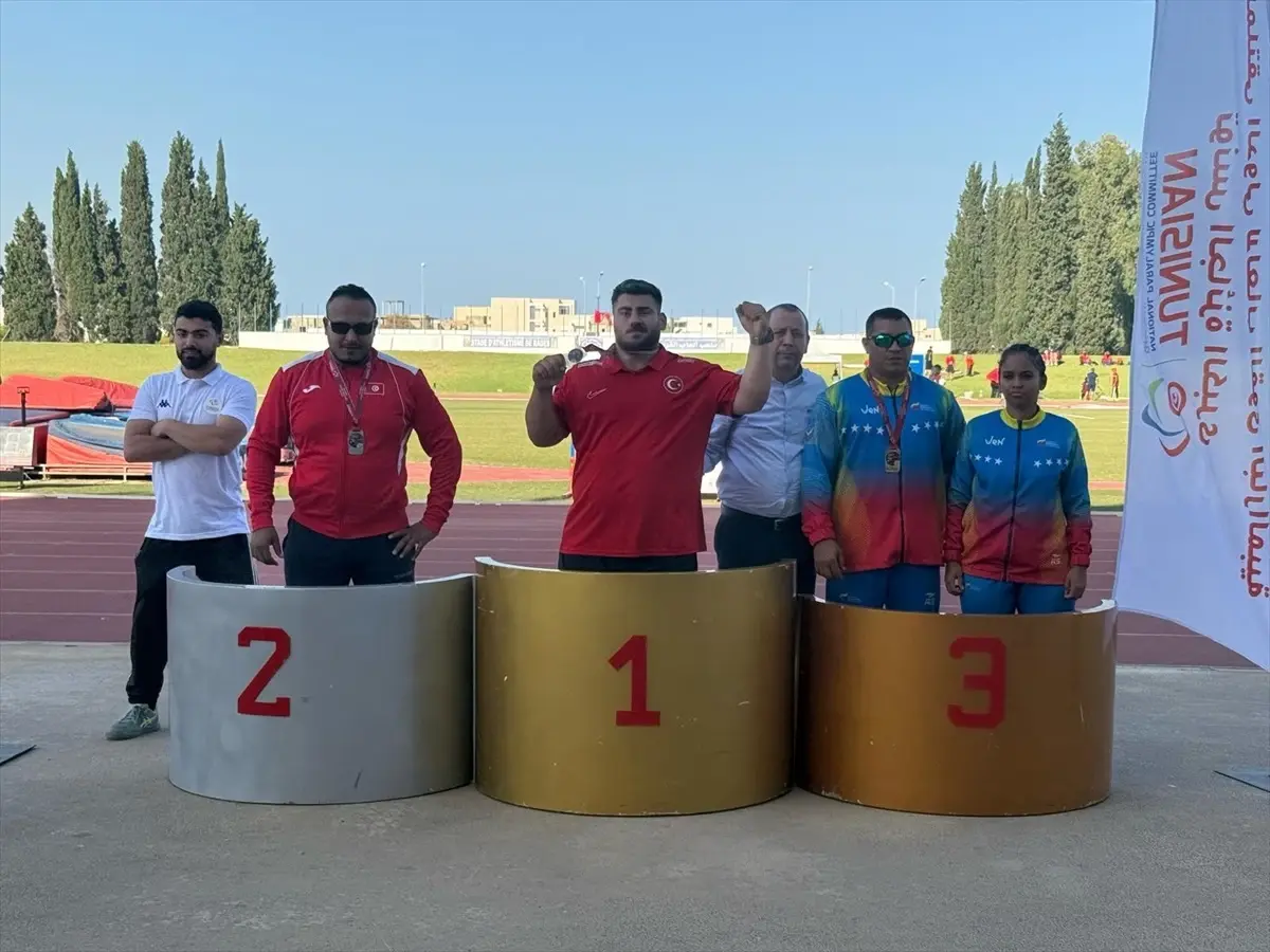 Milli Atlet Muhammet Atıcı, Dünya Para Atletizm Grand Prix'inde Altın Madalya Kazandı