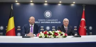 Milli Savunma Bakanı Yaşar Güler, Belçika Savunma Bakanı Francken ile Görüştü