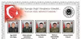 Milli Savunma Bakanı Güler'den, metan gazına maruz kalarak şehit olan 5 asker için başsağlığı mesajı Açıklaması