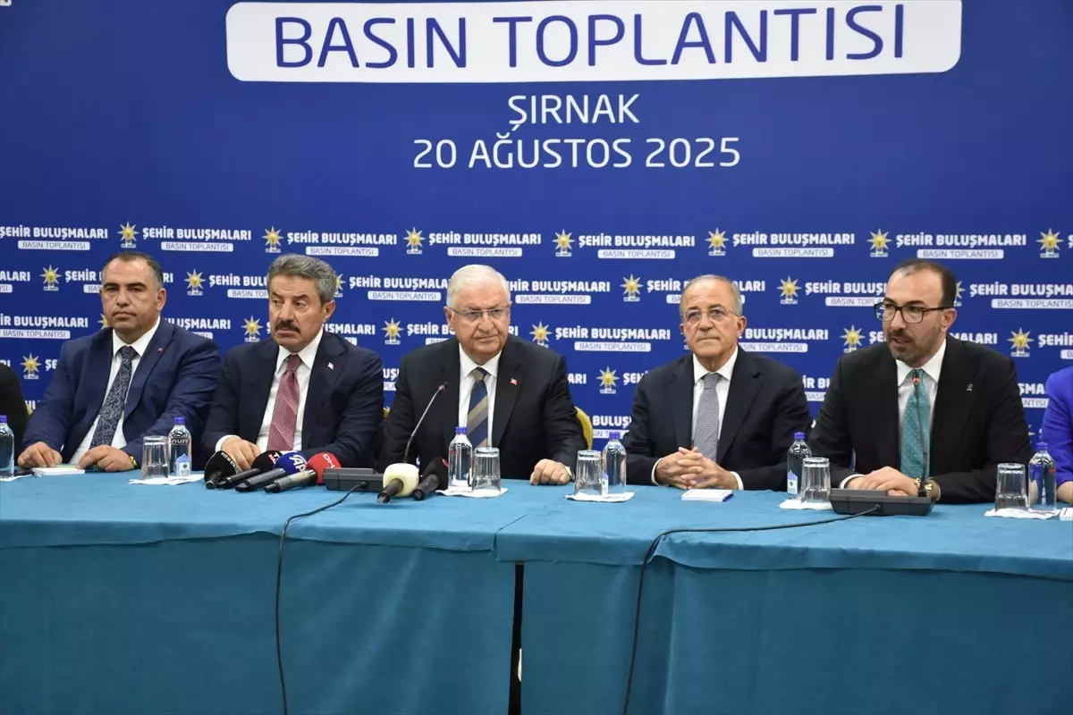 Milli Savunma Bakanı Güler, Şırnak'ta basın toplantısında konuştu Açıklaması