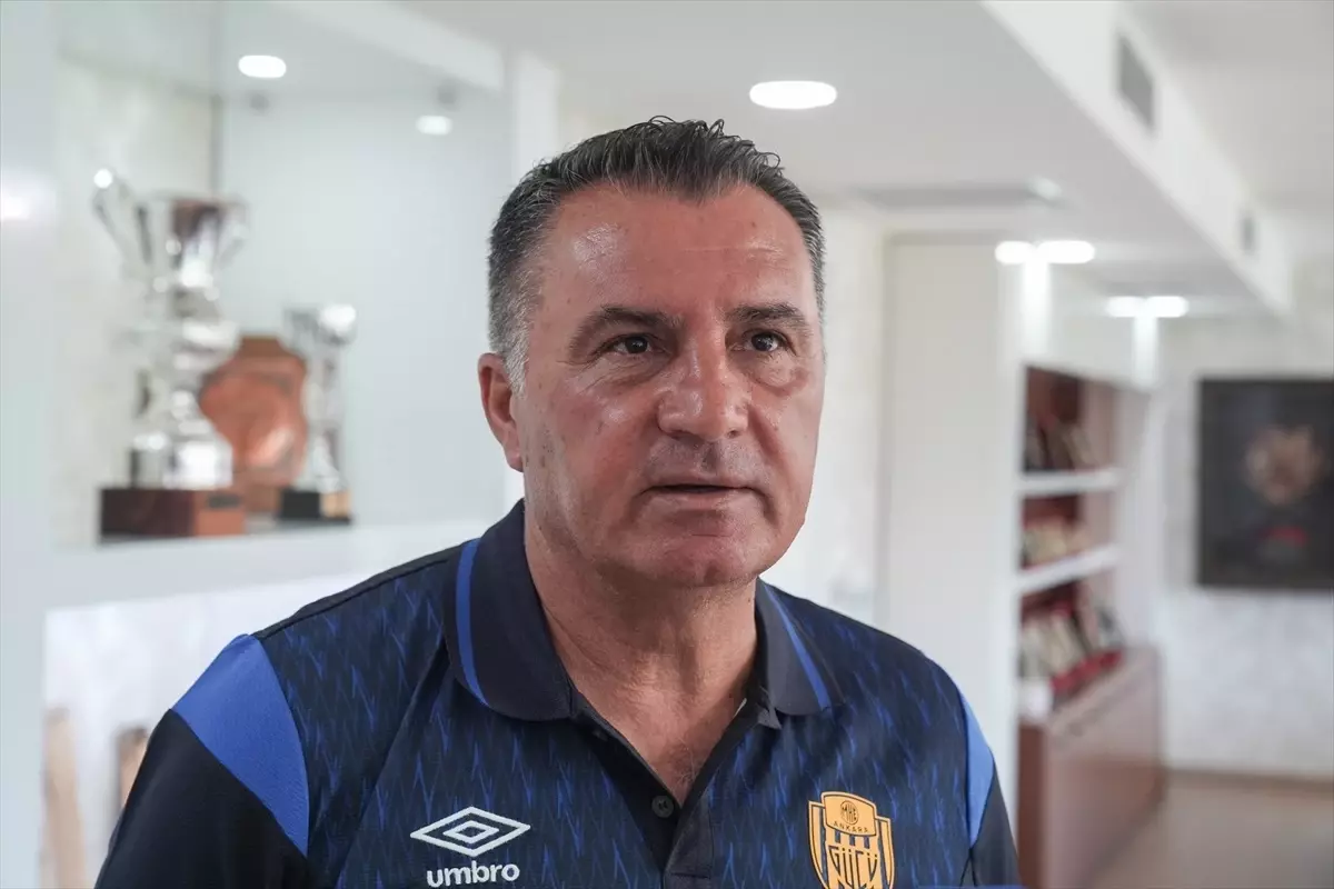 MKE Ankaragücü Teknik Direktörü Mustafa Kaplan takımın son durumunu değerlendirdi Açıklaması