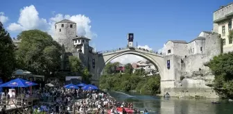 Red Bull Cliff Diving Serisi Mostar Köprüsü'nde Yapıldı