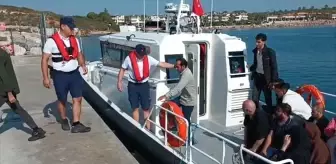 Bodrum Açıklarında 19 Düzensiz Göçmen Kurtarıldı