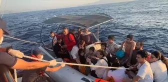 Marmaris Açıklarında 35 Düzensiz Göçmen Kurtarıldı