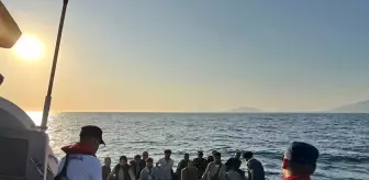 Datça Açıklarındaki Düzensiz Göçmenler Kurtarıldı