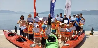Köyceğiz'de Anaokulu Öğrencileri Kano Etkinliği Düzenledi