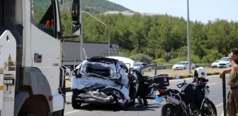 Muğla'da Beton Mikseri Trafik Kazası: 4 Yaralı