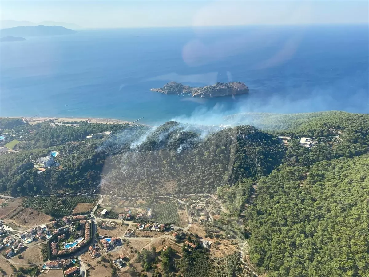 Muğla'da Orman Yangınına Müdahale Başladı