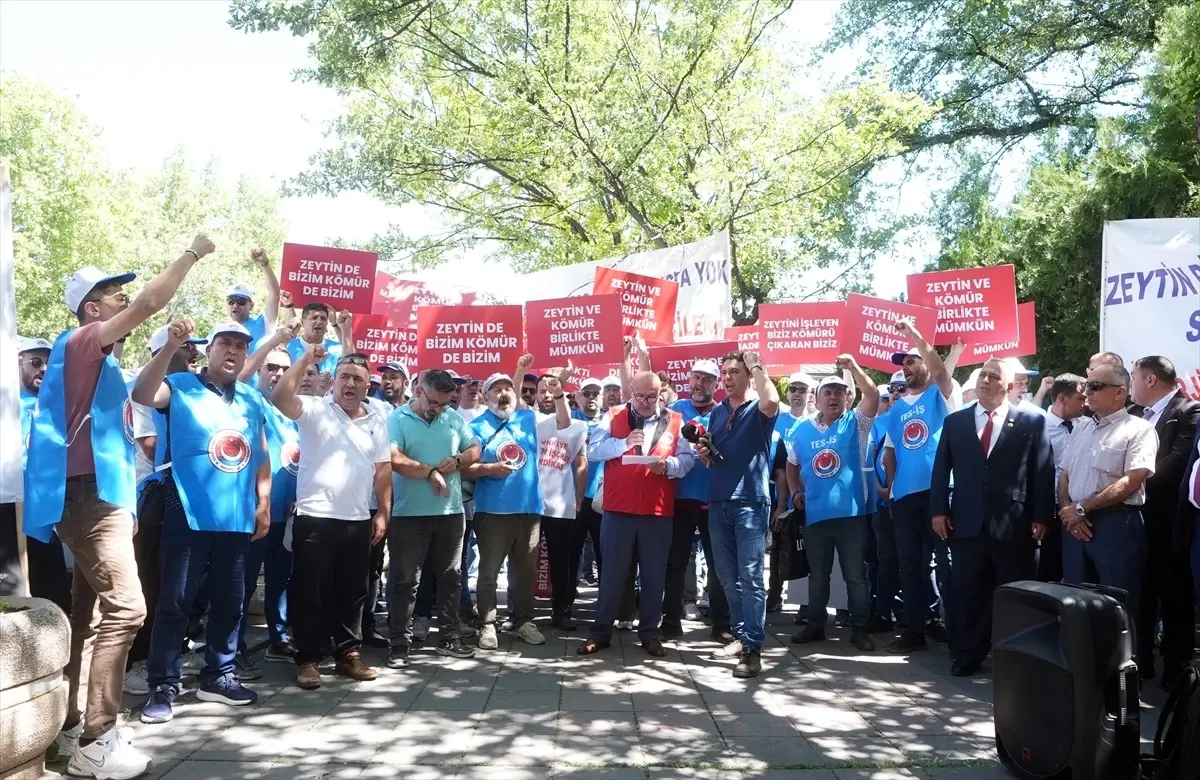 Muğla'da Enerji ve Maden Düzenlemeleri İçin TBMM Önünde Basın Açıklaması