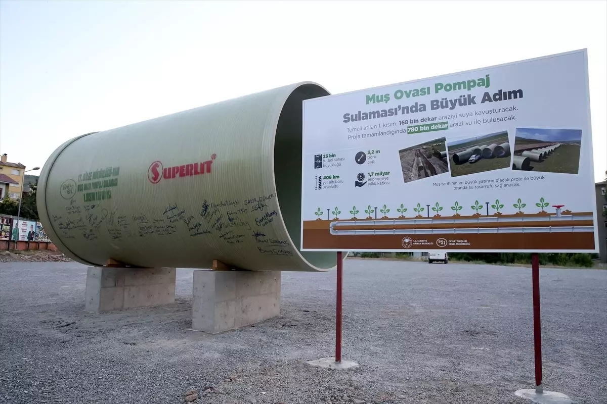 Muş Ovası Pompaj Sulama Projesi Tanıtıldı