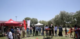 Muş'ta çocuklar Büyük Aile Festivali'nde doyasıya eğlendi