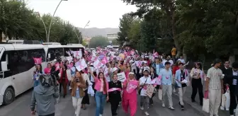 Muş'ta 12. Uluslararası Onkoloji Günleri Yürüyüşü Düzenlendi