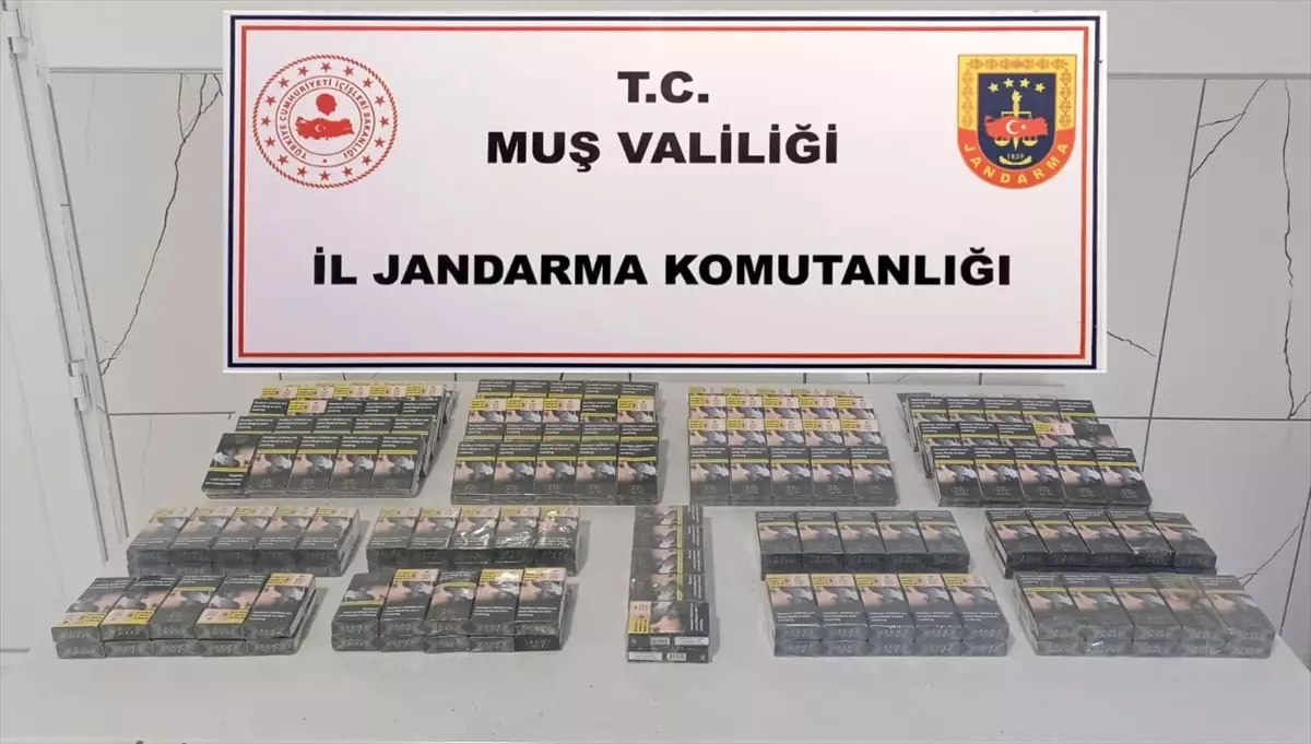 Muş'ta Kaçak Sigara Operasyonu: 270 Paket Ele Geçirildi