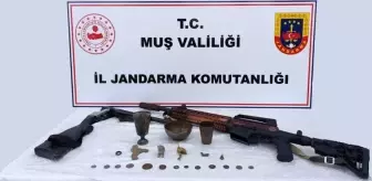 Muş'ta Jandarma Operasyonu: Tarihi Eserler Ele Geçirildi