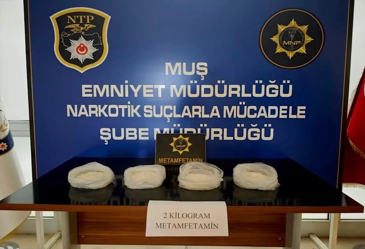 Muş'ta Uyuşturucu Operasyonu: 2 Kilo Sentetik Uyuşturucu Ele Geçirildi