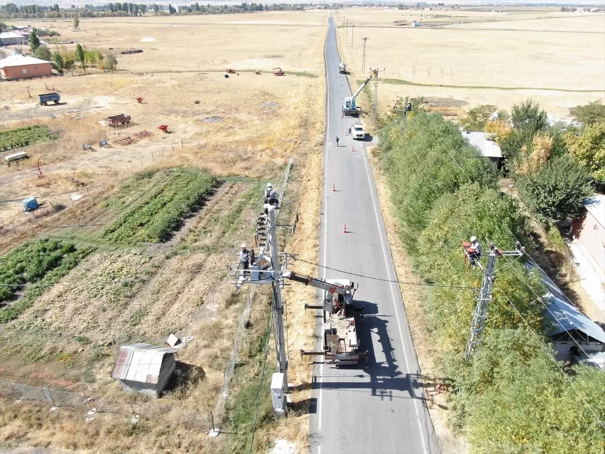 VEDAŞ, Muş'ta Enerji Arzını Sürekli Kılmak İçin Bakım Çalışmaları Yapıyor