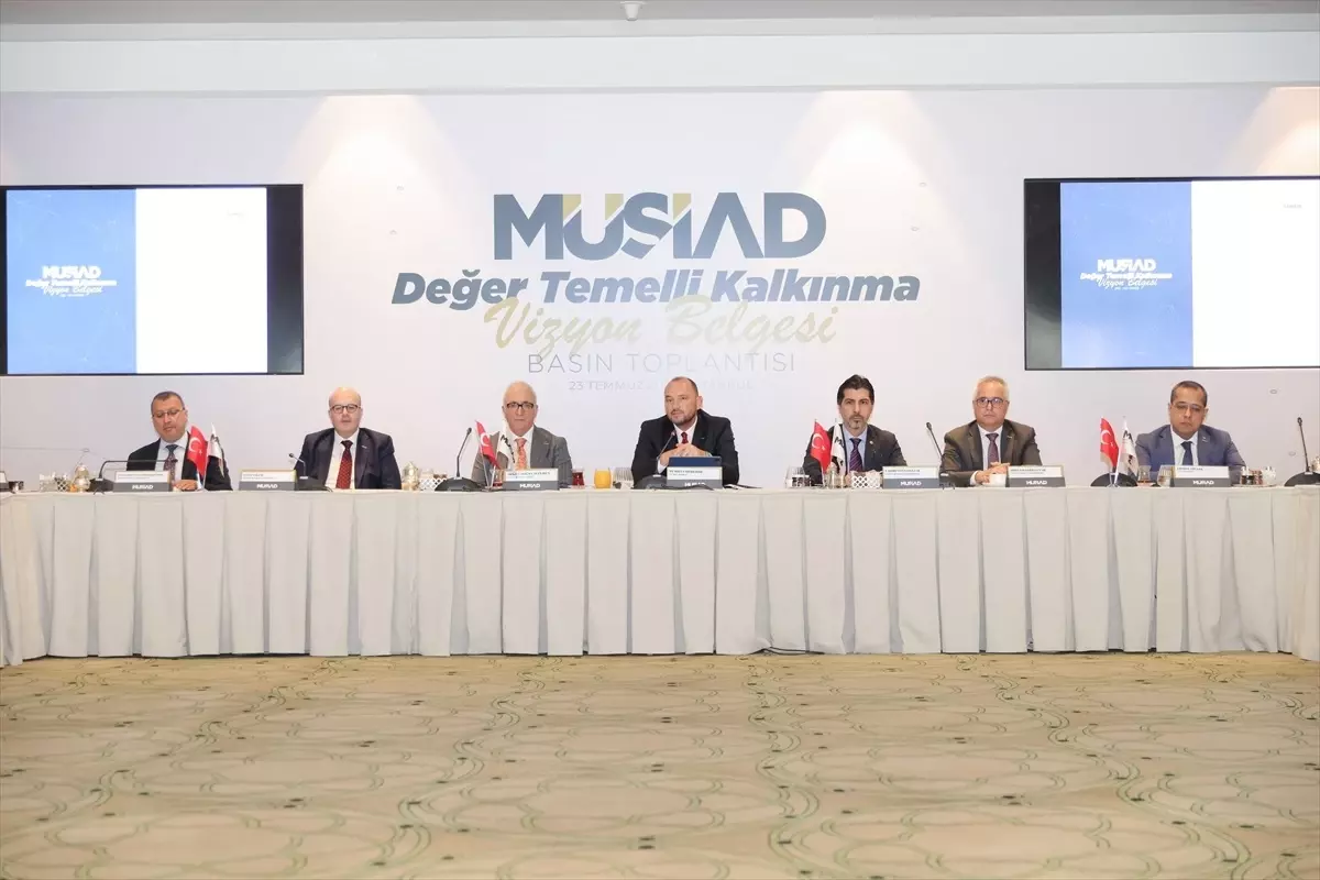MÜSİAD, 'değer temelli kalkınma' yaklaşımını esas alan vizyon belgesini tanıttı