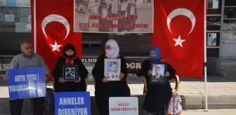 Muş'ta Aileler, PKK Tarafından Dağa Götürülen Çocukları için Eylemde