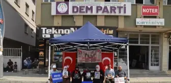 Muş'ta Aileler, PKK Tarafından Dağa Götürülen Çocukları İçin Eylemde Bulundu