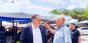 Başkan Güngör, Halk Pazarını Ziyaret Etti
